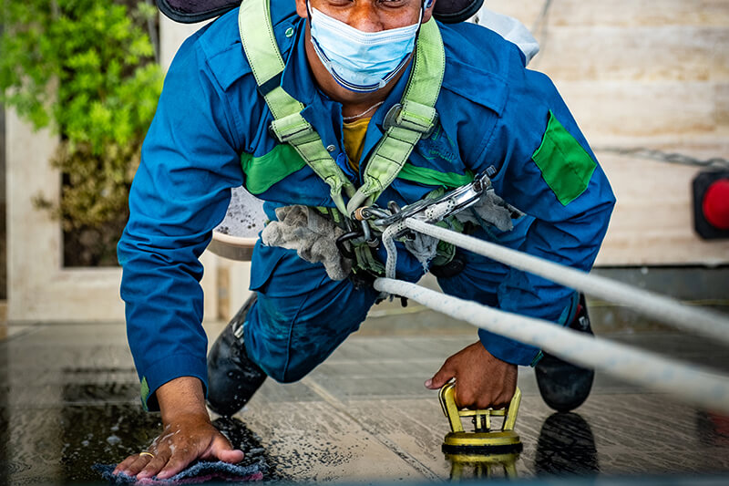Outdoor Glass Cleaning Service Muscat